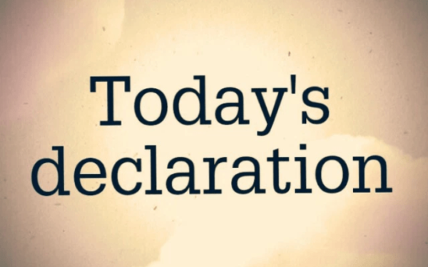 MARCH 2021 DECLARATIONS.
