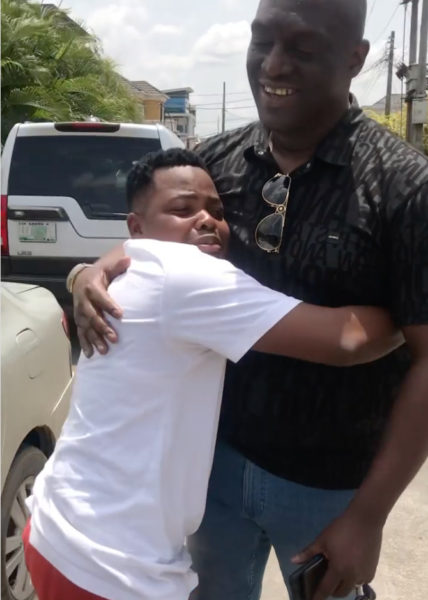 [News] Sammie Okposo Gifts Rising Gospel Artiste Tobi Jeff Richards Toyota Corolla