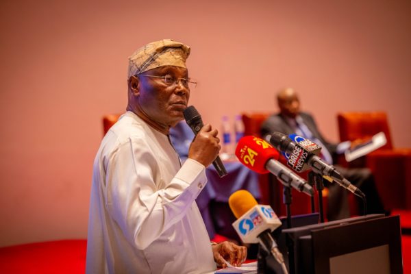 Atiku Abubakar, the PDP's  presidental candidate, has pleaded with the federal government to refrain from using Nigerians as pawns "in the current war of titans over the redesign of the naira."